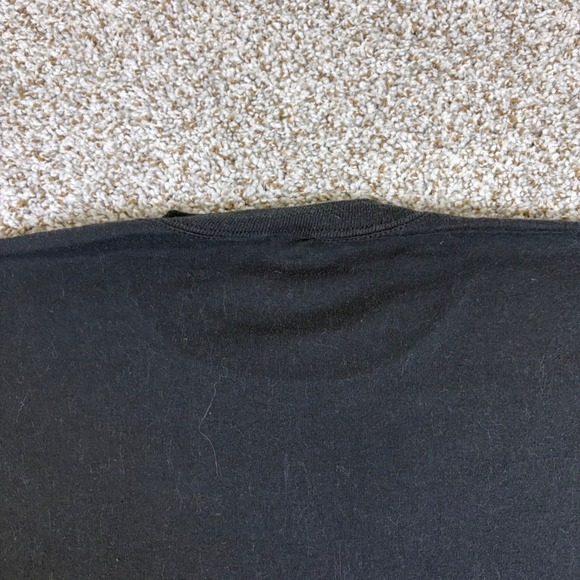 Vintage 1989 Jerzees Pfeiffer College Spectrum T-Shirt Mens Large Black 80s Tee - Picture 7 of 10